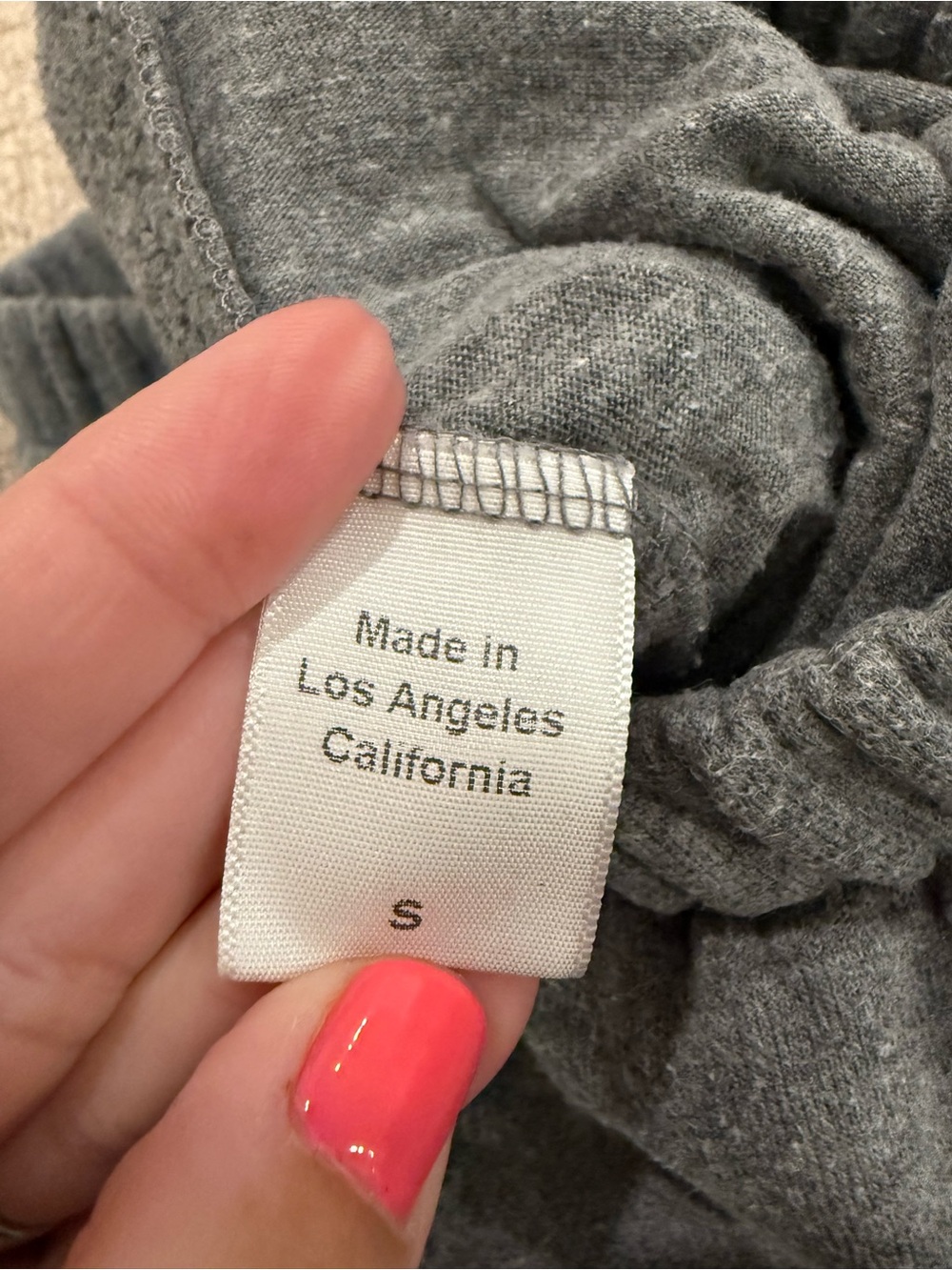 Clare v embellished jogger sweatpants grey see photos women’s small - Picture 8 of 9